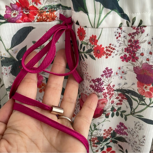 Ted Baker Millii Dress Size 6 Floral Tiered Midi Party Wedding Resort Garden - Picture 6 of 16